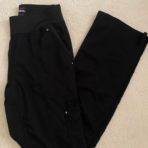 Womens black scrub pants